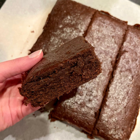 Cha Cha Cha Red Wine Brownies