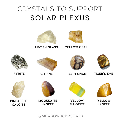 solar plexus crystals