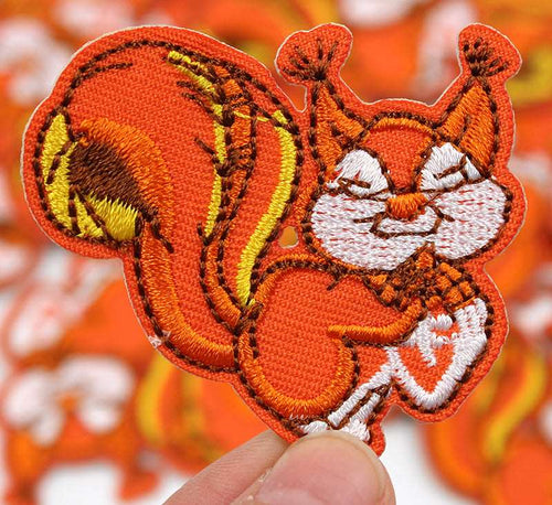 Embroidery Patches For Clothing Iron on Patch Flower Bee Applique clothes  Stickers Red Pink Butterfly Rose Cute Animal