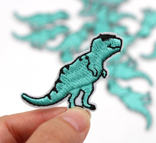 Jurassic Pals Animal Embroidery Cute Iron-on Patch, Dino Stegosaurus  Brontosaurus Triceratops Patches, Embroidered Dinosaurs 