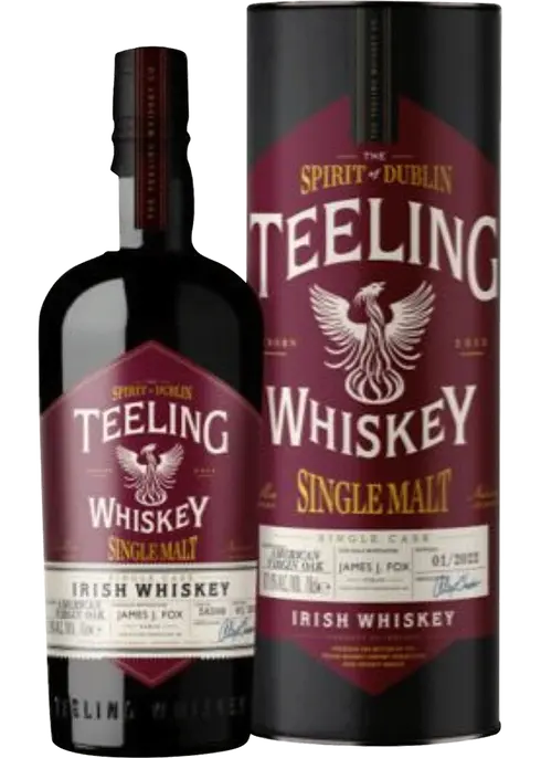 TEELING WHISKEY SINGLE MALT SINGLE RUBY PORT CASK IRISH 750ML
