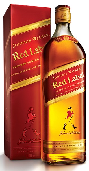 Johnnie Walker Red Label Blended Scotch Whisky, 1.75 L