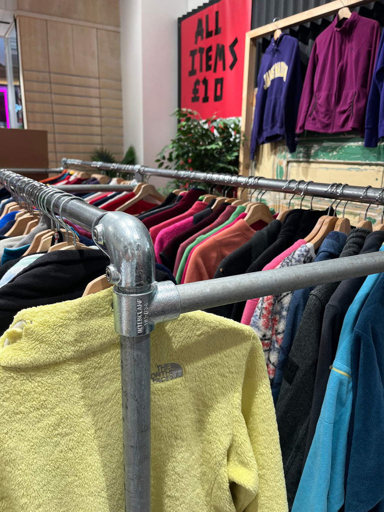 key clamps used in a clothing rail