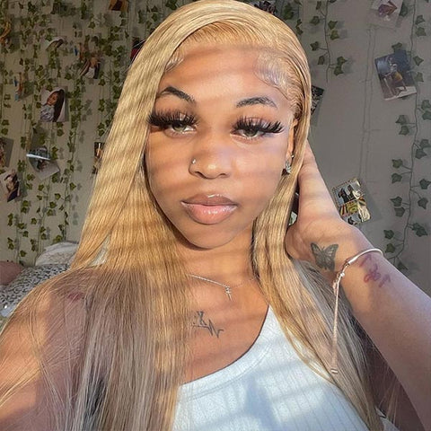 #27 Straight Lace Front Wigs