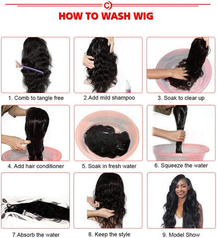 Mslynn 360 Lace Frontal Wigs About Washing