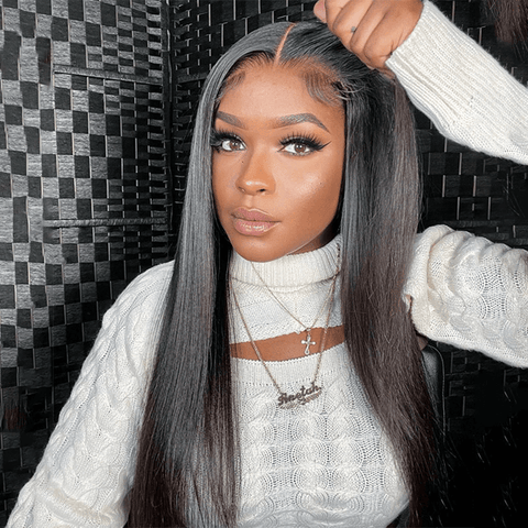 Mslynn Straight 5x5 Glueless Lace Closure Wig