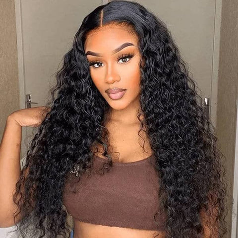 Mslynn Water Wave 5x5 Glueless Lace Closure Wig