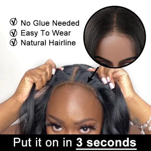 5x5 Glueless Lace Closure Wig