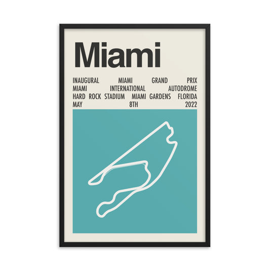 Miami Map Art Miami Art Print Miami Neighborhood Art Print 