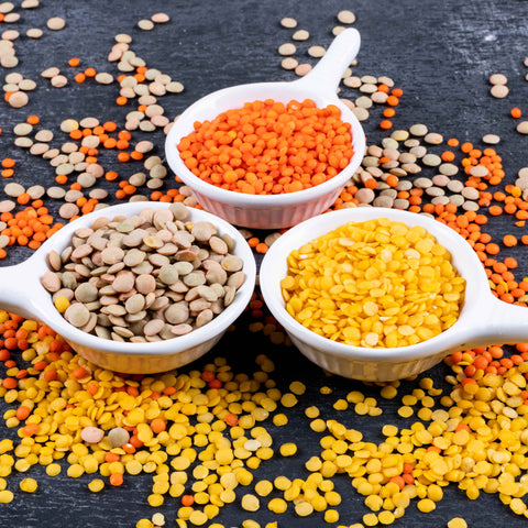 Different types of Lentils rich in biotin - Image by 8photo on Freepik