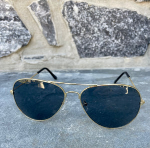 Gold Aviator Sunglasses - Style Lain Boutique