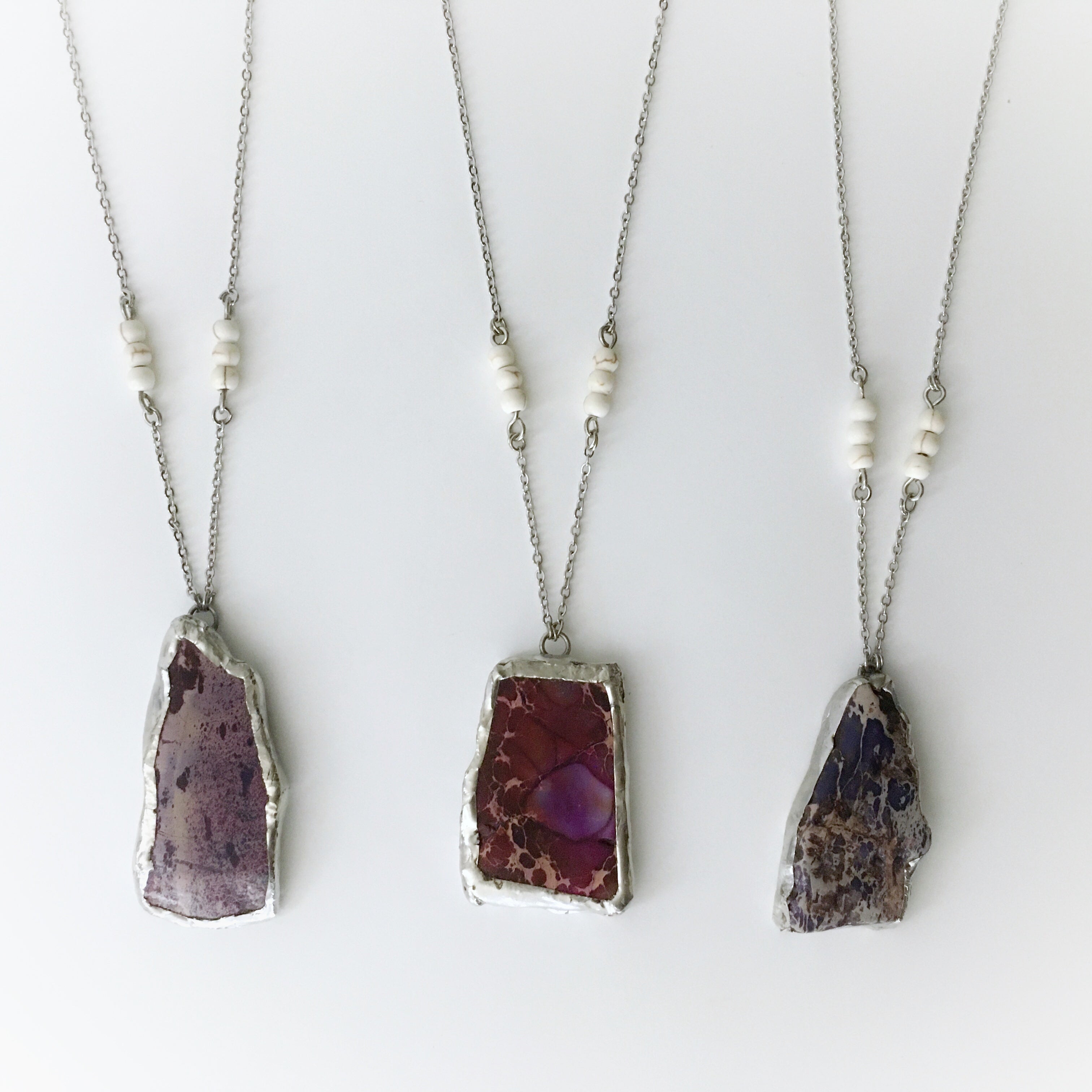 purple jasper necklace