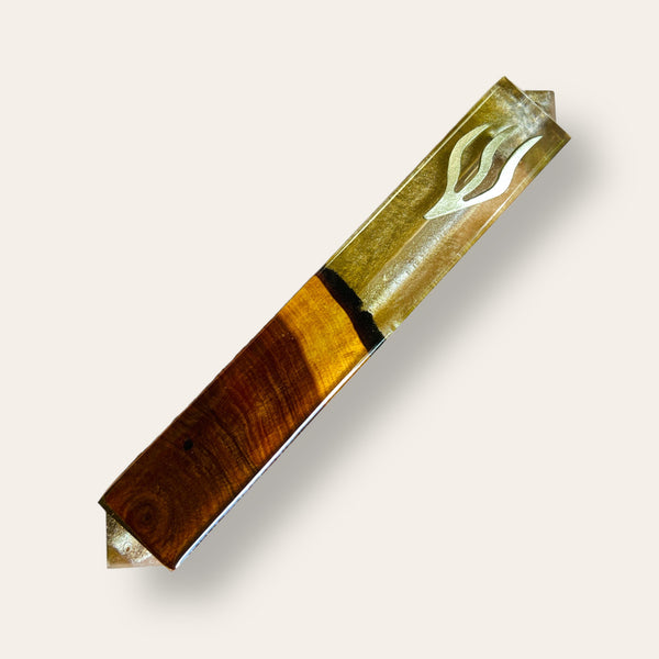 Wood/Epoxy Resin Mezuzah – JEWishly