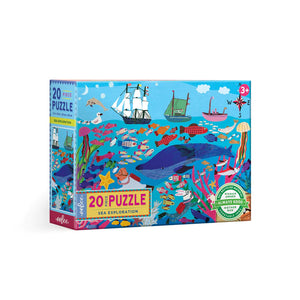 eeBoo Sea Exploration 20 Piece Puzzle - BelovedKid