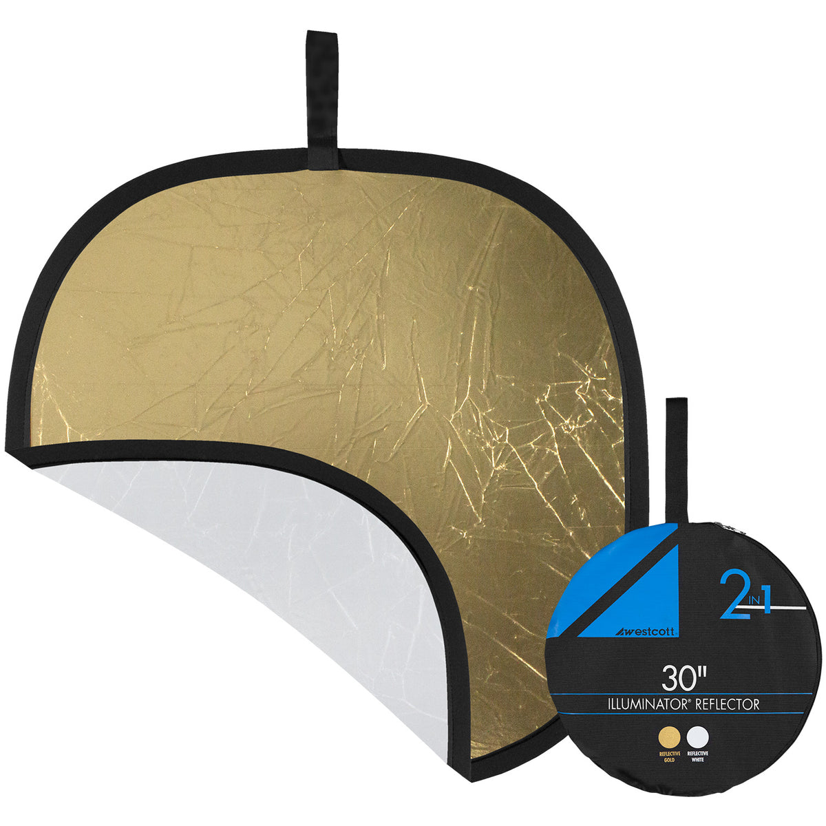 Illuminator Collapsible 2-in-1 Gold/White Bounce Reflector (22)