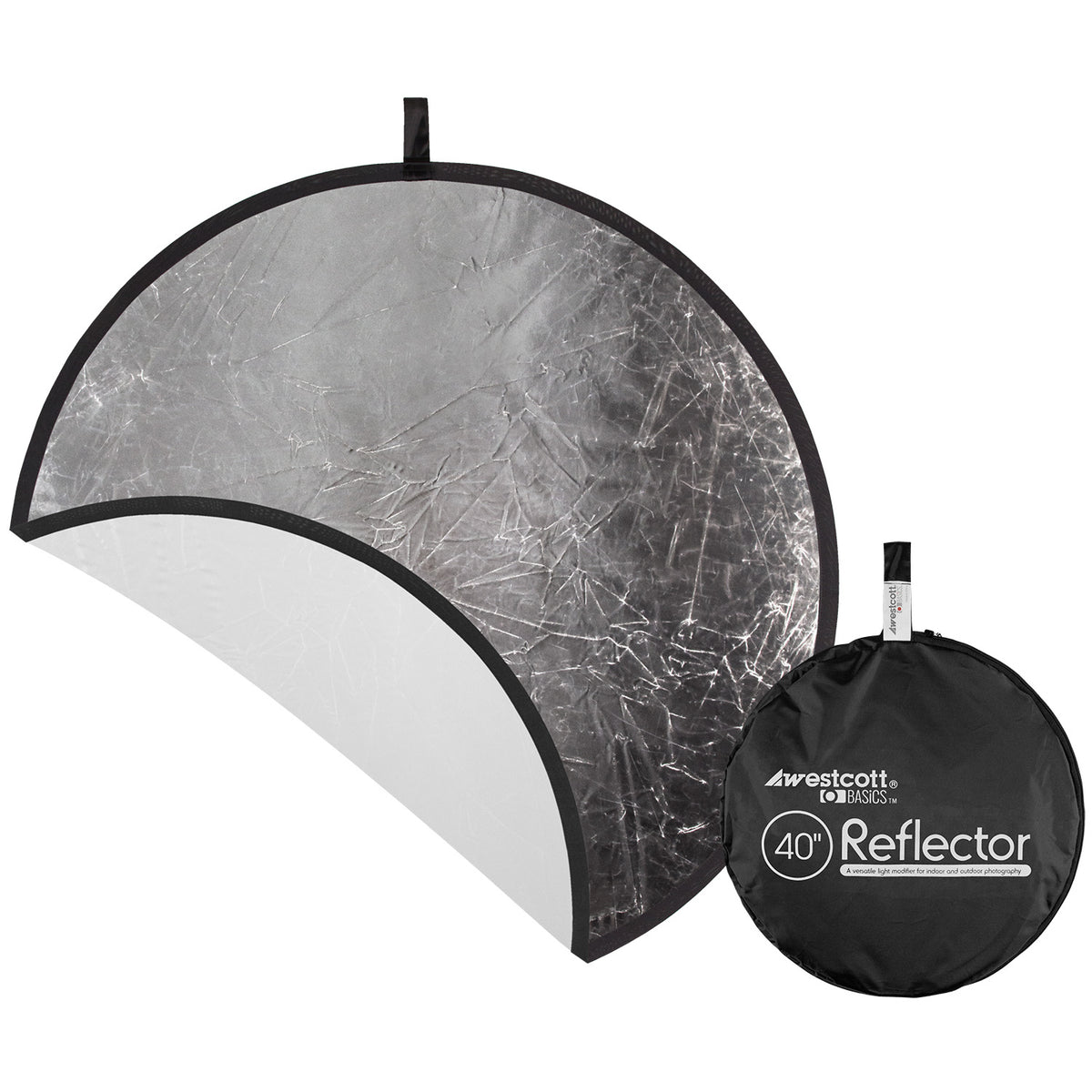 Collapsible 2-in-1 Silver/White Bounce Reflector (30)