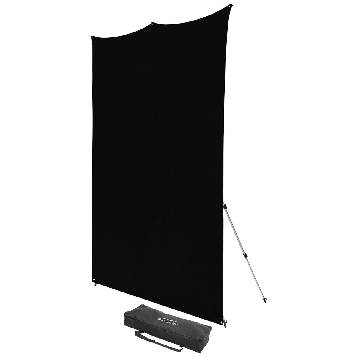 X-Drop Pro Wrinkle-Resistant Backdrop Kit - Neutral Gray (8' x 8')