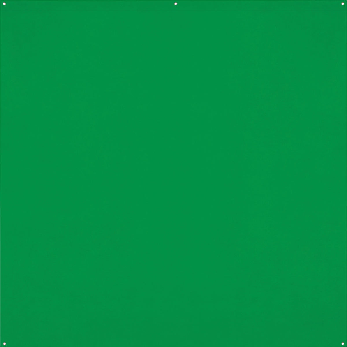 X-Drop Wrinkle-Resistant Sweep Backdrop - Chroma-Key Green Screen (5'