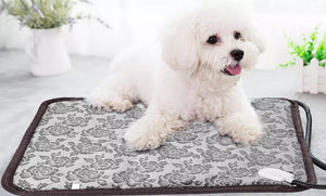 Pet Heating Pad Electric Dog Cat Heating Mat Adjustable Warming Blanket - OHB STORE