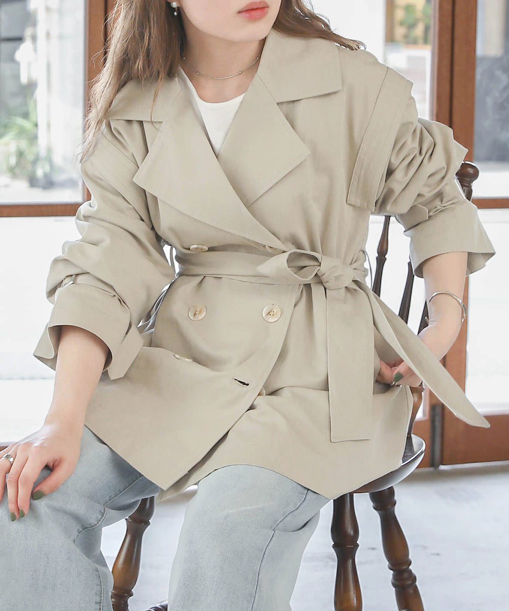 AMAIL Bulky long 2way trench - www.stedile.com.br