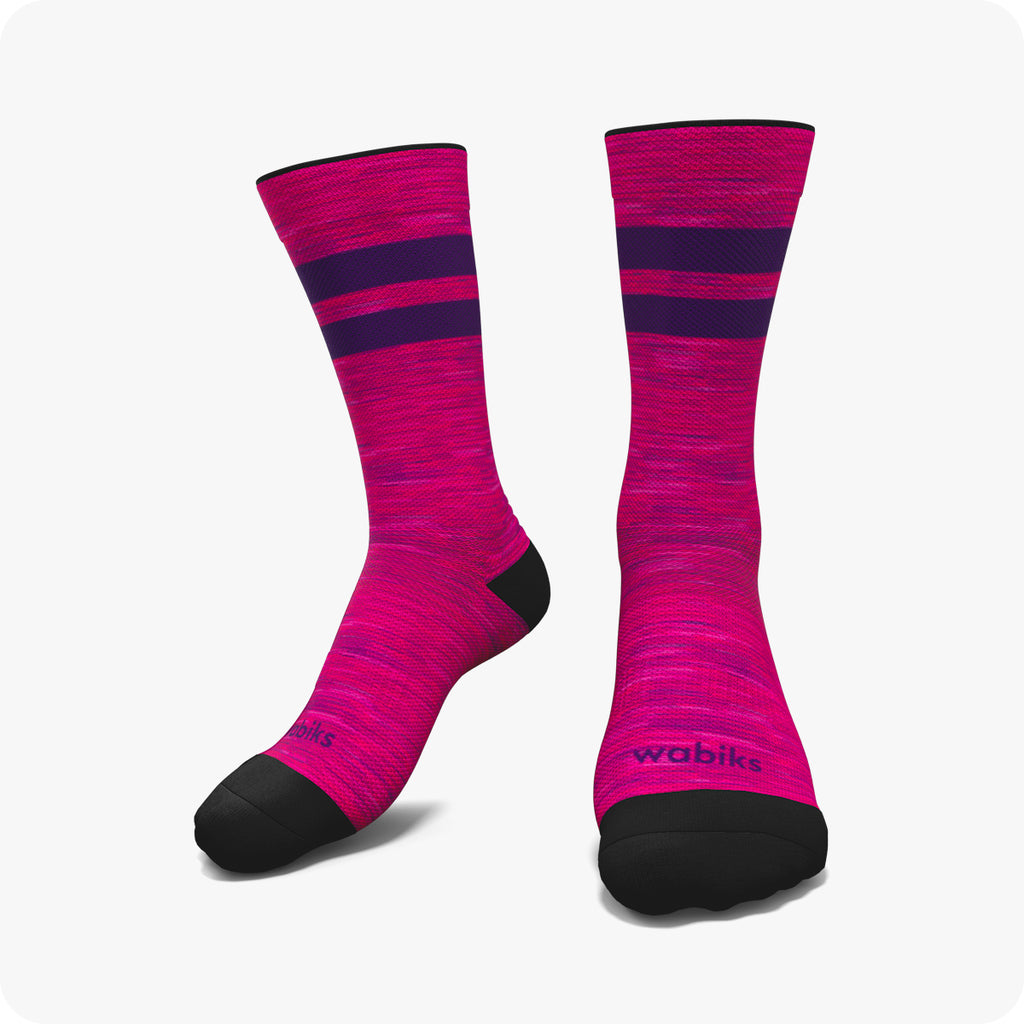 Calcetines de Pádel DUET Rosa | Energy socks Bikkoa