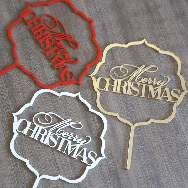 Christmas Cake Topper for Fun Personalised Gift Ideas