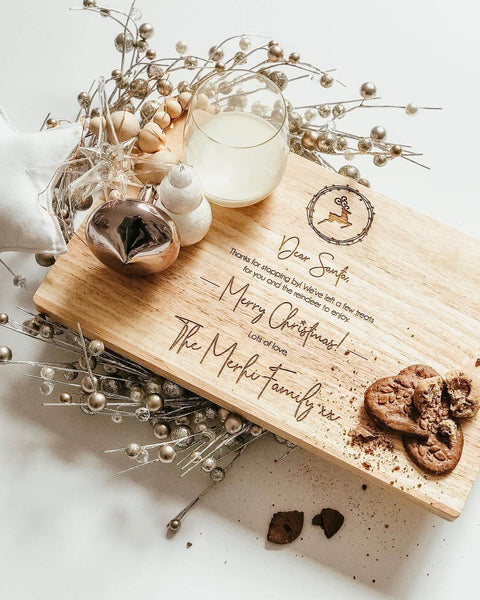 Personalised Christmas Serving Board for Fun Personalised Gift Ideas