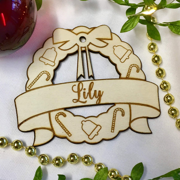 Christmas Wreat Ornament for Fun Personalised Gift Ideas