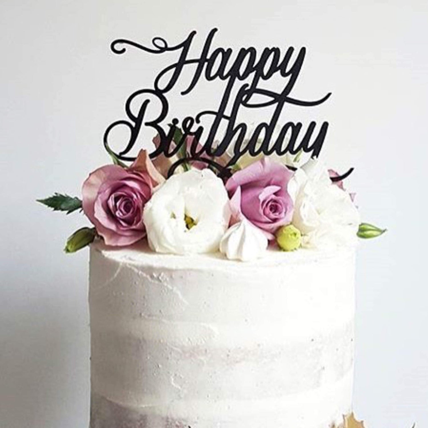 Happy Birthday Acrylic Cake Topper for Birthday Cake Decoration Limited  Edition