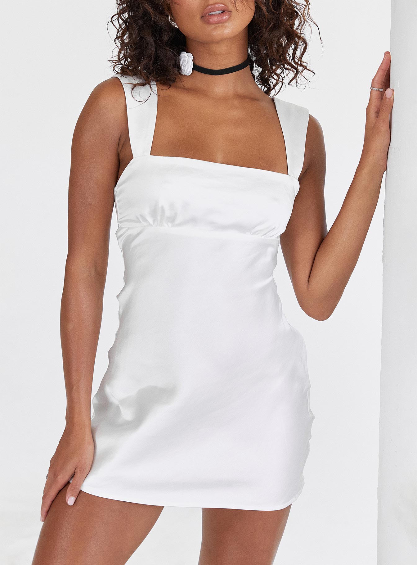 Tracie Mini Dress White