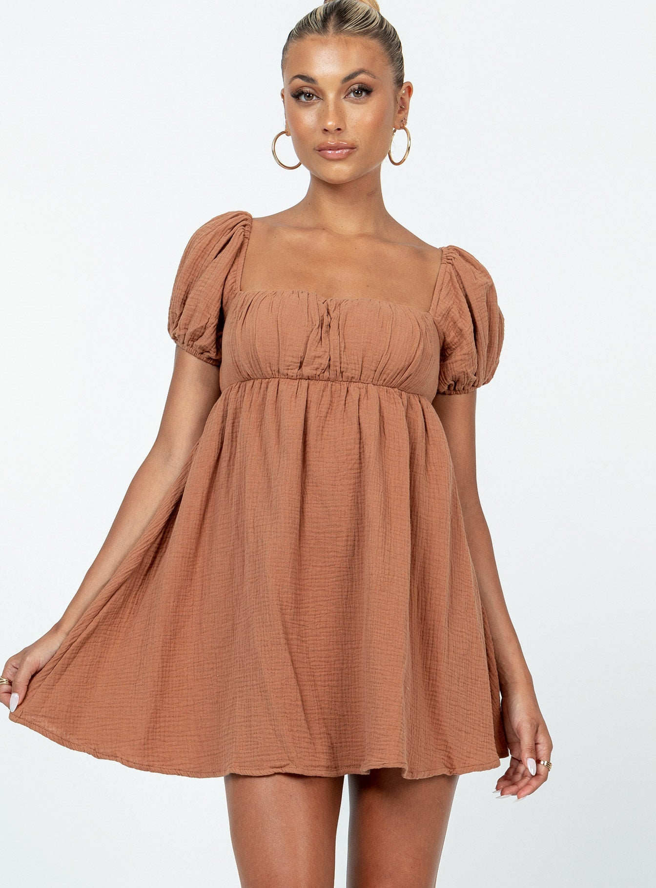 Let’s Dance Mini Dress Brown