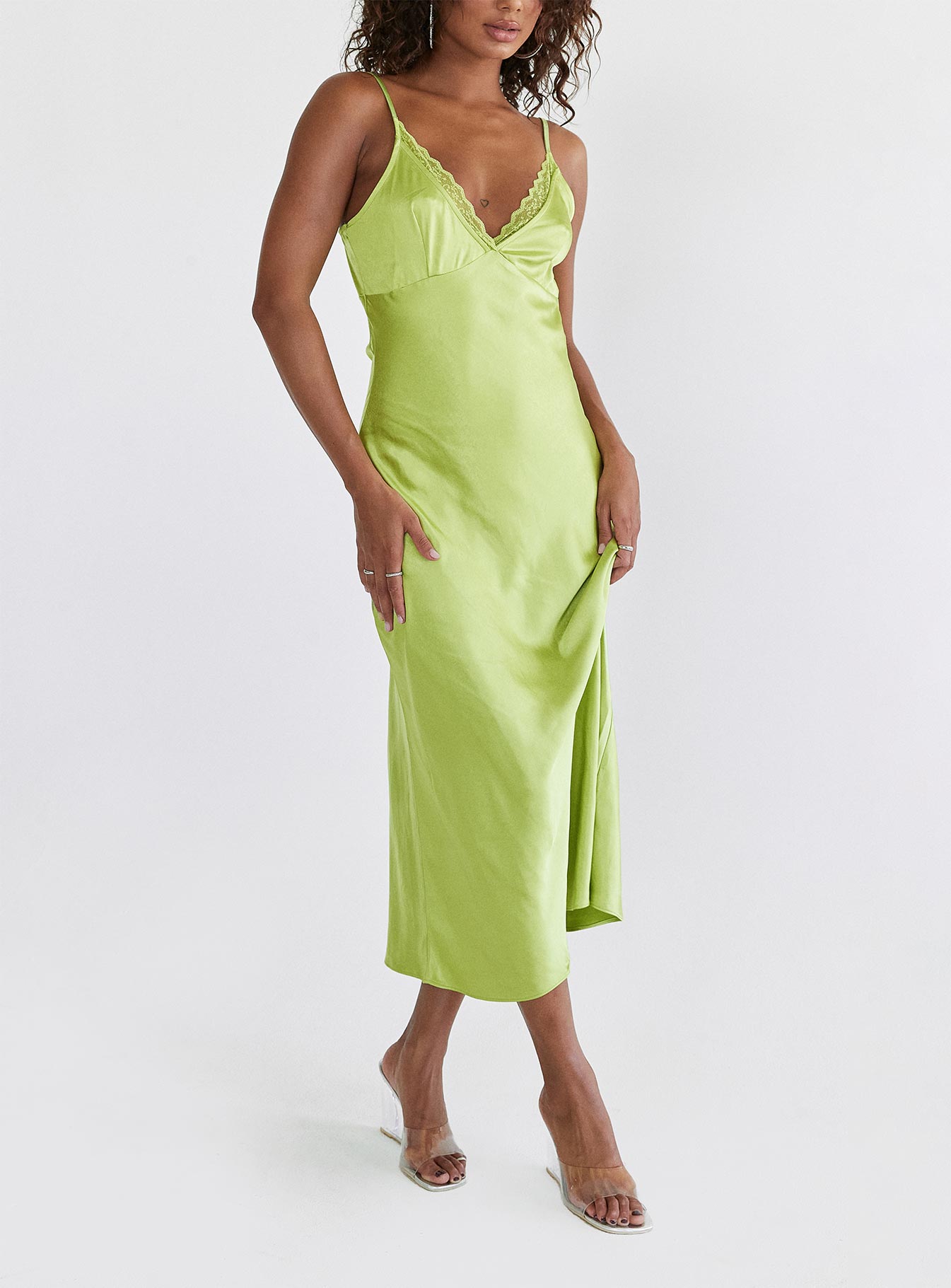 Trudence Midi Dress Green