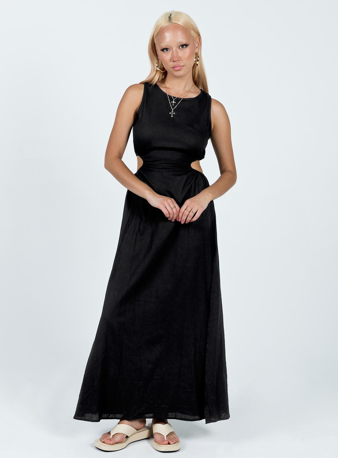 Lonso Midi Dress Black