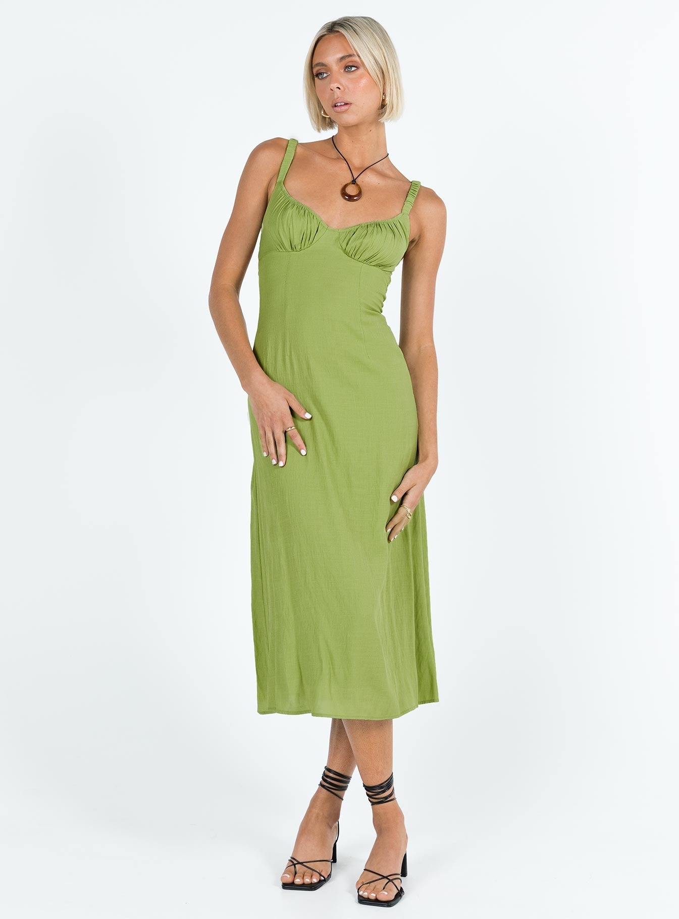 Georgia Midi Dress Green