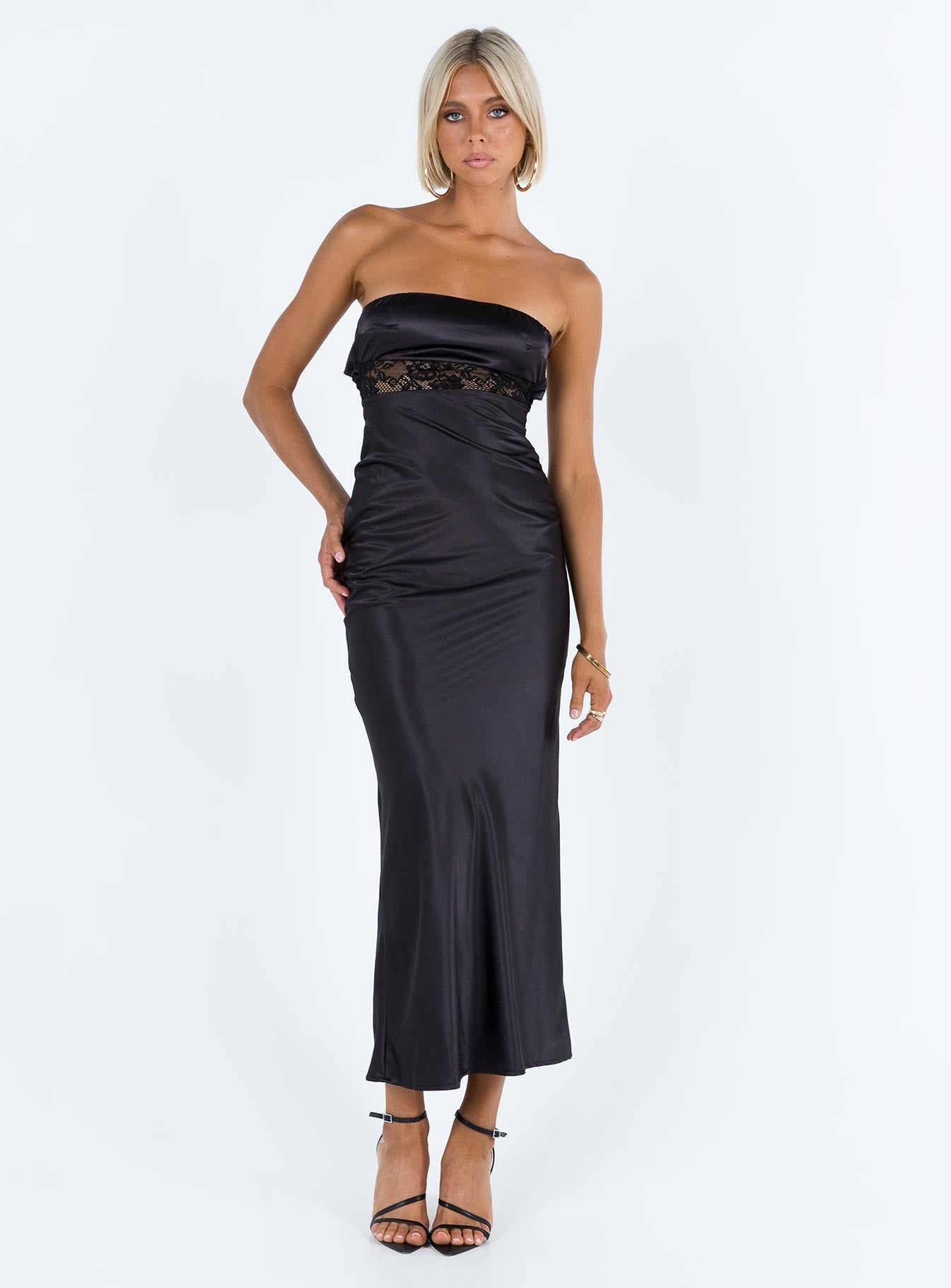 Bellwood Strapless Maxi Dress Black