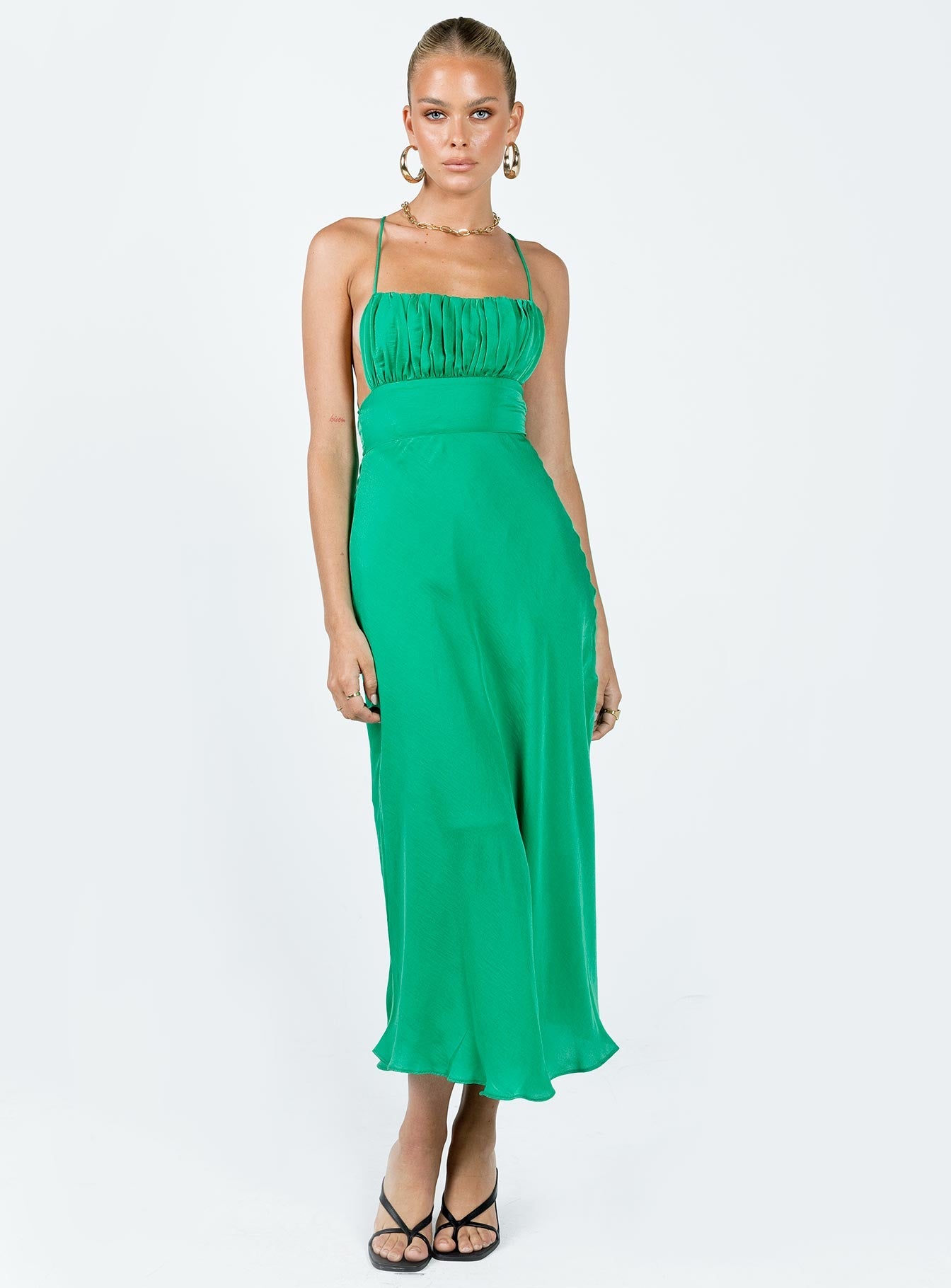 Veno Midi Dress Green