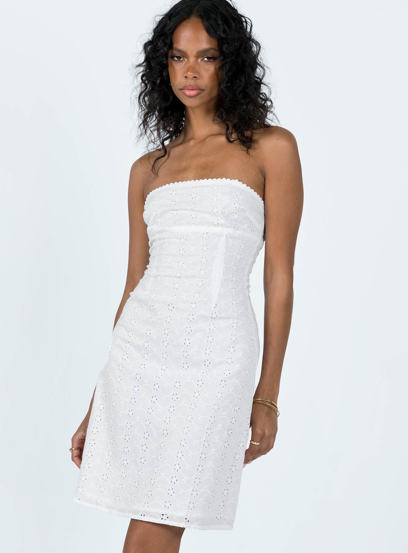 Parle Anglais Dress White