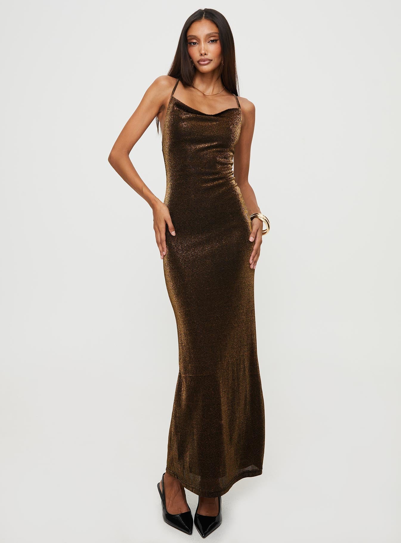 Cleever Maxi Dress Brown