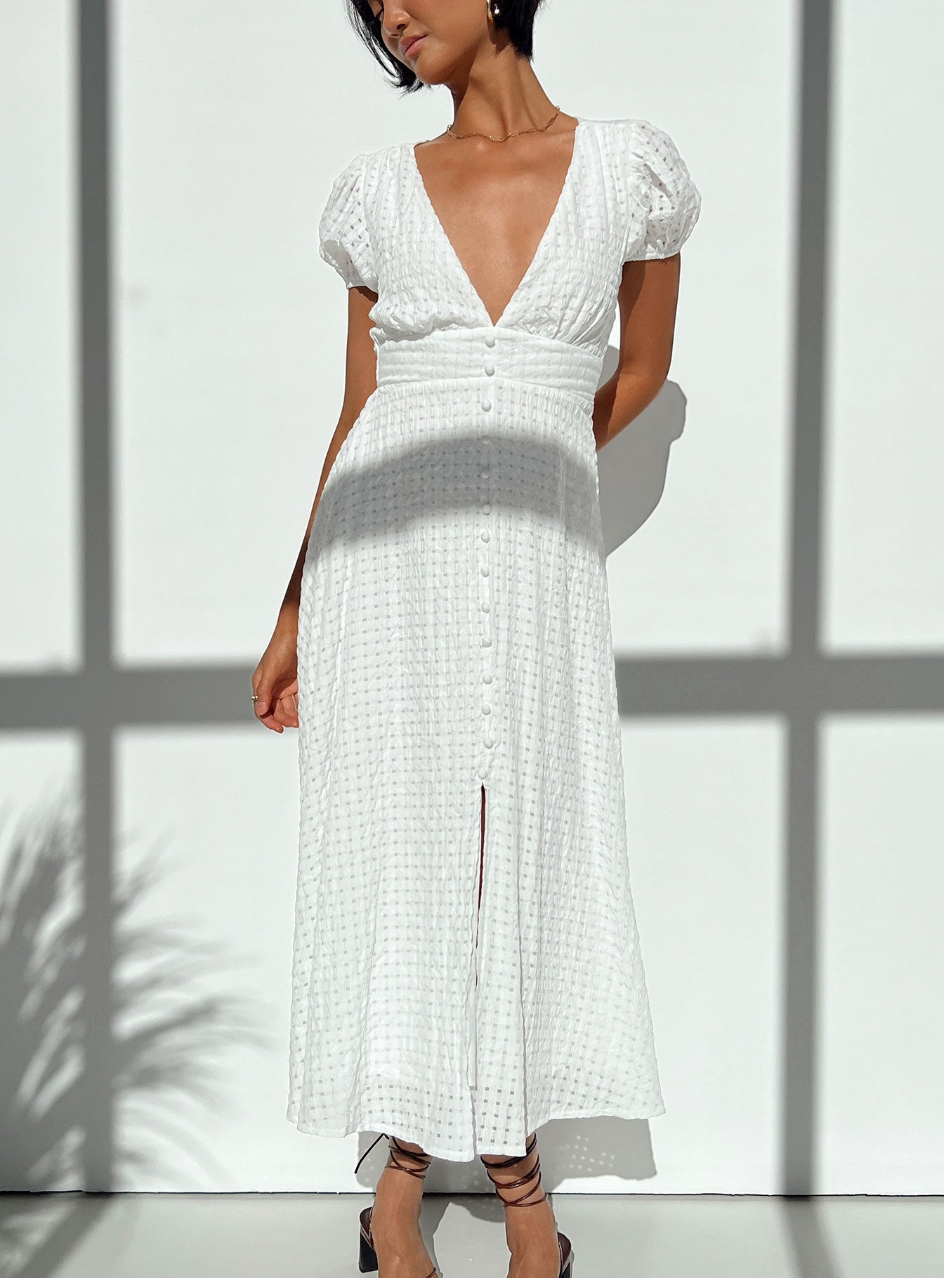 Attal Midi Dress White