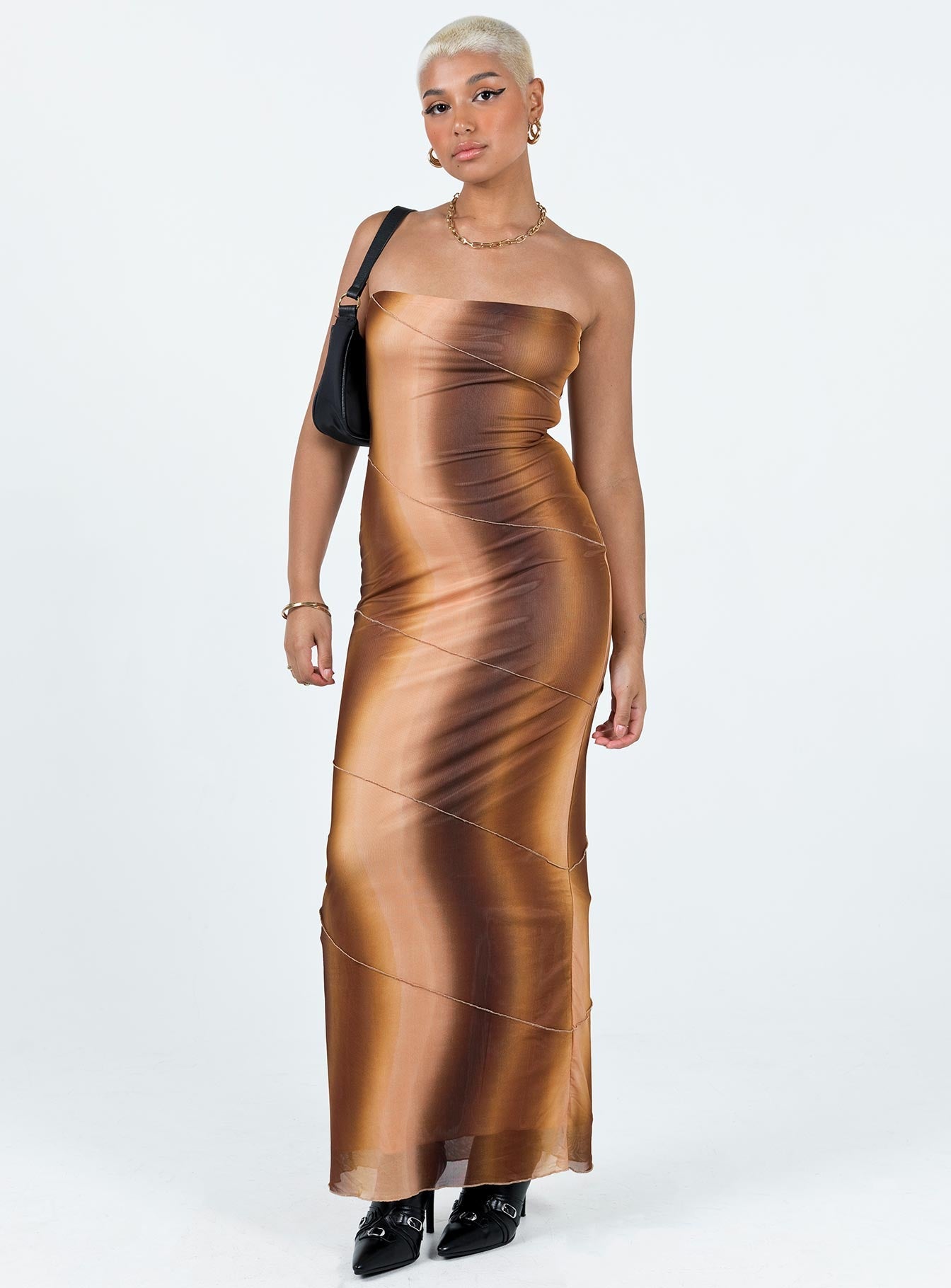 Luela Maxi Dress Brown