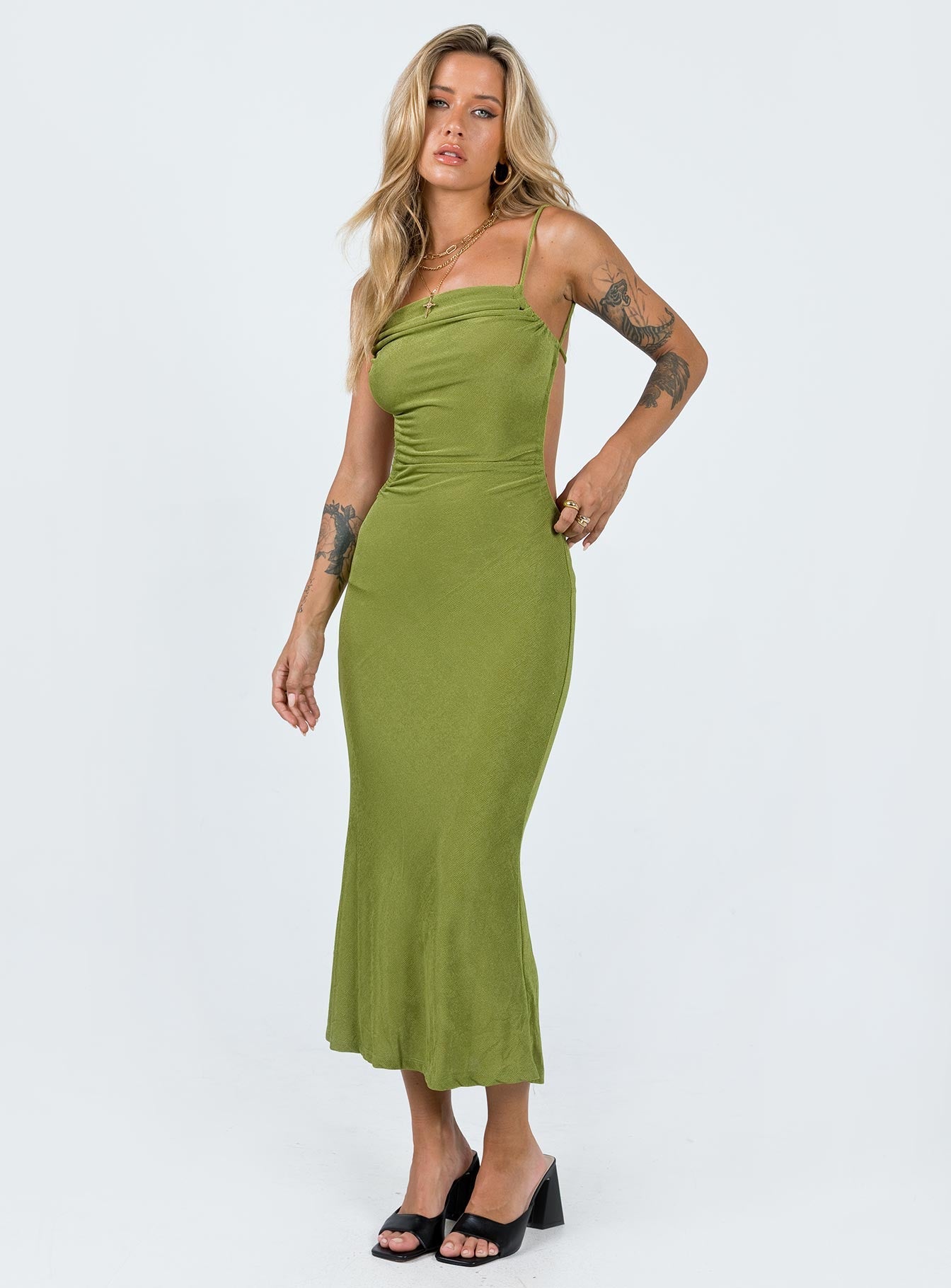 Milpera Maxi Dress Green