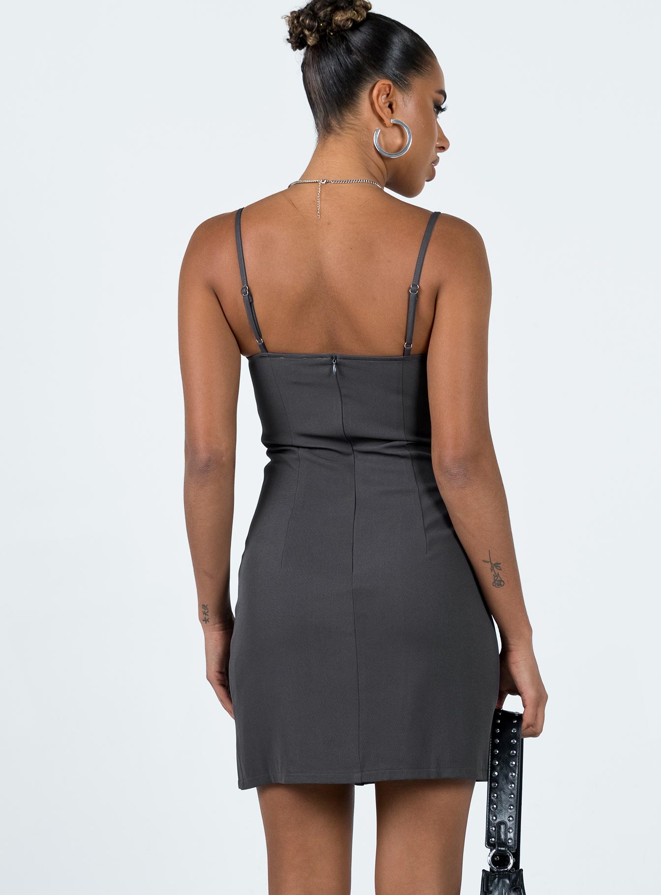 Archette Corset Mini Dress Slate