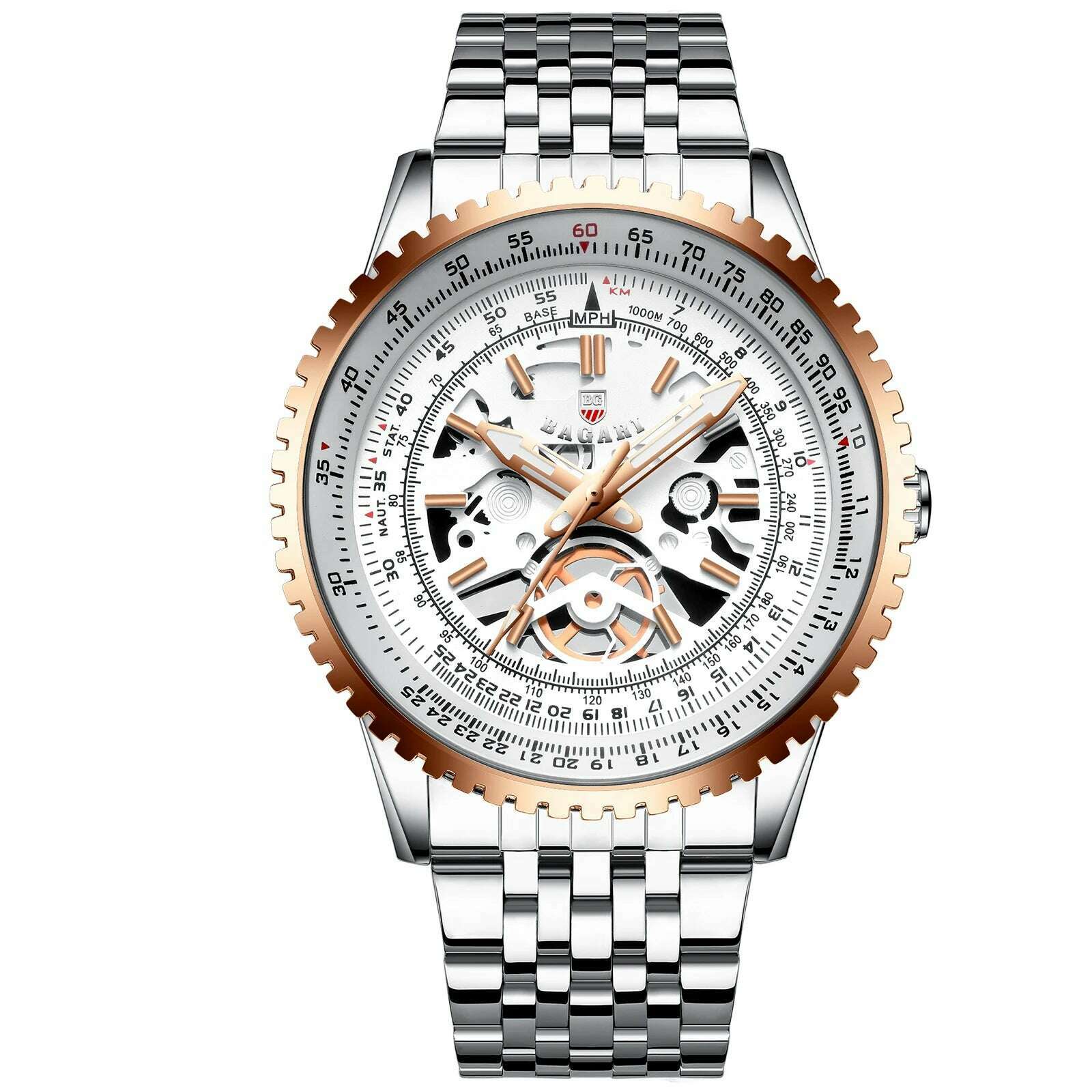 Creative Gear Watch Men Luxury Stainless Steel Clock Fashion Waterproof Business Sport Quartz WristWatch Male Relogio Masculine
