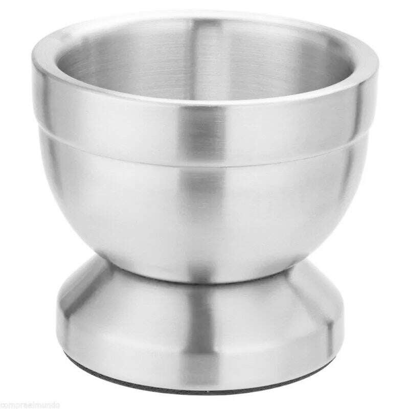 Stainless Steel Mortar and Pestle Kitchen Garlic Pugging Pot Pharmacy Bowl Pepper Spice Grinder Pot Household Kitchen Gadget