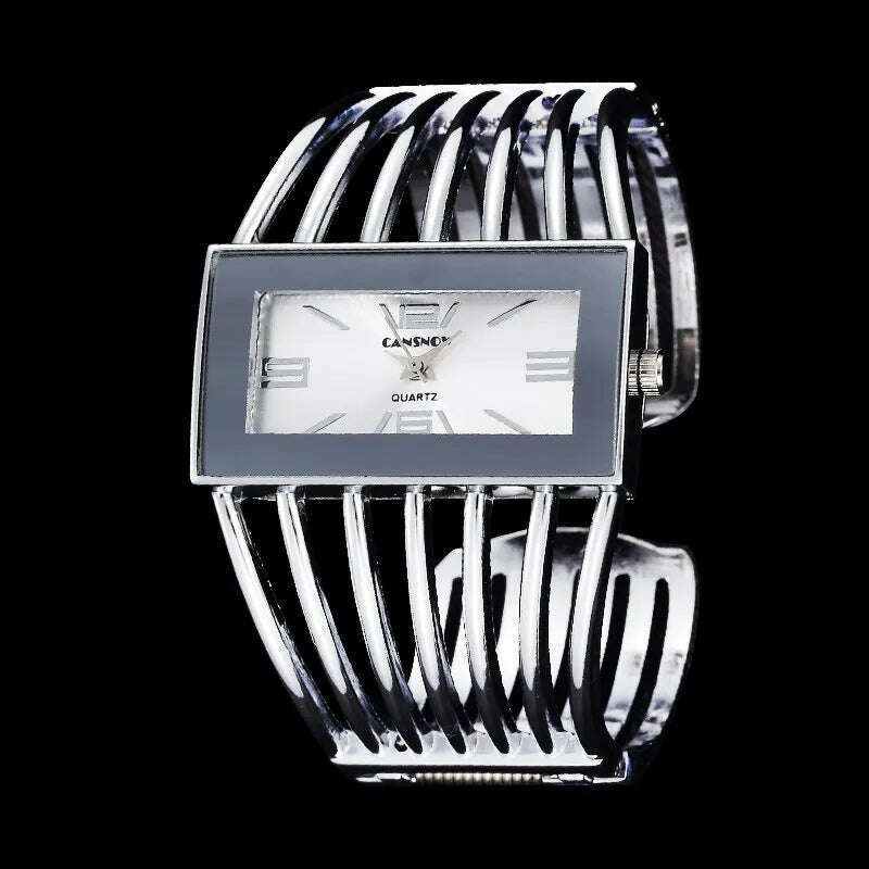 Women's Watches New Luxury Bangle Steel Bracelet Fashion Rectangle Small Dial Ladies Quartz Wristwatches Clock Relogio Feminino