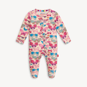 All A-Flutter Ruffle Footie- Magnetic Me - Sissy & Bubs Boutique