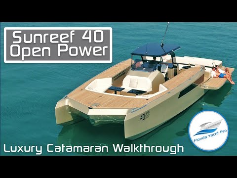 Sunreef 40, Sunreef Yachts, Sunreef 40 Open Sunreef New build Speed Yacht Miami West Palm South Florida Power Catamaran