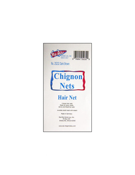 Chignon Invisible Hair Nets Light - Brown