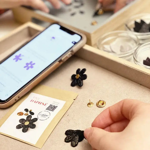 Activités manuelles pour enfant - Kit création de bijoux en tissus