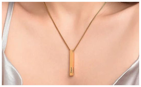 Pillar Bar Necklace